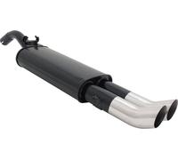 Novus N acier sport Silencieux d'échappement sport VW Golf 2 II 2x76 rond DTM