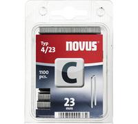 Novus Office Agrafes à dos fin Novus C4/23 1100Pces