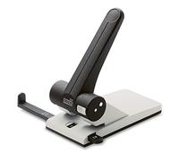 Novus Perforatrice de bureau B 265 – métal, capacité de 65 feuilles – gris clair/noir