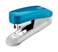 Novus petite agrafeuse du bureau E15 bleu petrol | Agrafes N°10 incluses, chargeur 100 agrafes, profondeur 37 mm - idéale bureau et home office