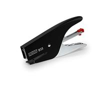 NOVUS Pince agrafeuse B33. Capacité 15 feuilles. Pour agrafes bébé 8/4. Coloris noir/chrome