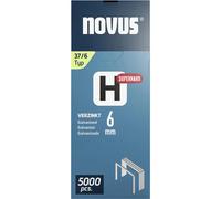 Novus Tools 042-0770 Agrafes fil fin Type 37 5000 pc(s) Dimensions (L x l) 6 mm