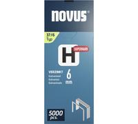Novus Tools 042-0770 Agrafes fil fin Type 37 5000 pc(s) Dimensions (L x l) 6 mm