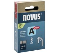 Novus Tools 042-0775 Agrafes fil fin Type 53 1800 pc(s) Dimensions (L x l) 8 mm
