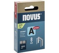 Novus Tools 042-0775 Agrafes fil fin Type 53 1800 pc(s) Dimensions (L x l) 8 mm x 11.3 mm