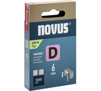Novus Tools 042-0788 Agrafes fil plat Type 53F 1200 pc(s) Dimensions (L x l) 6 mm x 11.3 mm