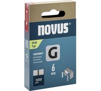 Novus Tools 042-0795 Agrafes fil plat Type 11 1200 pc(s) Dimensions (L x l) 6 mm x 10.6 mm
