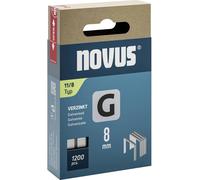 Novus Agrafes fil plat Type 11 042-0796 – 8 x 10,6 mm – 1200 pièces