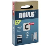 Novus Tools 042-0800 Agrafes à dos étroit Type 4 1000 pc(s) Dimensions (L x l) 12 mm x 6.1 mm