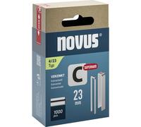 Novus Tools 042-0803 Agrafes à dos étroit Type 4 1000 pc(s) Dimensions (L x l) 23 mm x 6.1 mm