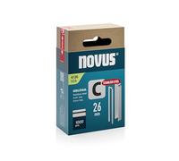 Novus Agrafes à dos étroit Type 4 26 mm x 6,1 mm 1000 pièces