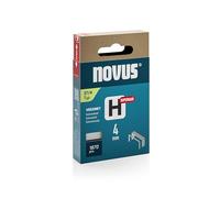 NOVUS TOOLS Agrafes en fil fin 4 mm de type 37 super dure, 1870 pièces, agrafes galvanisée pour agrafeuse marteau