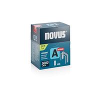 Novus Agrafes fil fin Type 53 042-0762 8 x 11,3 mm 5000 pièces galvanisées