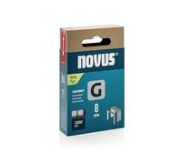 Novus Agrafes fil plat Type 11 042-0796 – 8 x 10,6 mm – 1200 pièces