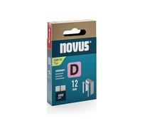 Novus Agrafes fil plat Type 53F 12 mm x 11.3 mm – 600 pièces galvanisées
