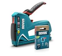 Novus Agrafeuse manuelle J-29 Kit – 3-en-1 métal, agrafes 6–14 mm & clous 16 mm (1800 agrafes)