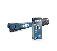 NOVUS TOOLS Agrafeuse marteau J-022 Kit avec 5000 agrafes │ Légère et robuste en métal avec poignée ergonomique antidérapante et chargement rapide des agrafes │ Pour agrafes en fil fin de 4-6 mm