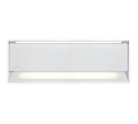 Novy Fusion 686 - Hotte - Téléscopique - largeur : 90 cm - profondeur : 28 cm - evacuation & recyclage - Blanc verre