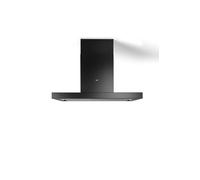 Hotte décorative murale 90cm 620m3/h noir 7642