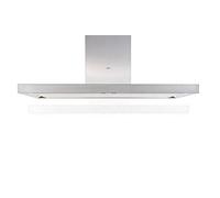 Flat'line D 7640 - Hotte - hotte îlot - largeur : 90 cm - profondeur : 60 cm - evacuation & recyclage - sans moteur - acier inoxydable