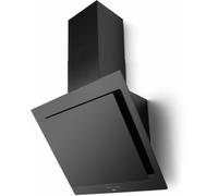 Novy - Hotte Décorative Murale Inclinée Vision Full Black 75cm Verre Noir