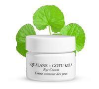 NOW BEAUTY Squalane Plus Gotu Kola Eye Cream - Brightening, Anti-Aging Under Eye Cream- Anti - Wrinkle Vitamin C Cream- Vegan - For Men & Women - Sulfate & Paraben Free - Travel Size - 0.7 oz