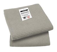 Now Designs 197422aa Ripple Kitchen Towel, Set of 2, London Grey