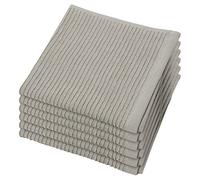 Now Designs Ondulation, Coton, Gris London, Lot de 6