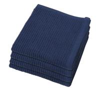 Now Designs Ripple Lavette de Cuisine, Lot de 4, Bleu Indigo, Lot de 4