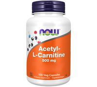 Now Foods, acétyl-L-carnitine, 500 mg, 100 légumes. Capsules - Livraison éclair
