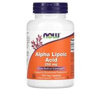 Now Foods Acide Alpha-Lipoïque, 250 Mg, 120 Capsules Végétariennes
