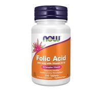 Now Foods - Acide folique 800 mcg avec vitamine B-12 - 250 comprimés