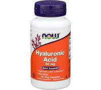 Now Foods Acide hyaluronique 50 mg + MSM – 60 gélules végétaliennes