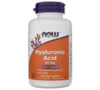 Now Foods Acide hyaluronique avec MSM 50 mg - 120 Veg Capsules