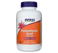 Now Foods, acide pantothénique, 500 mg, 250 légumes. Gélules
