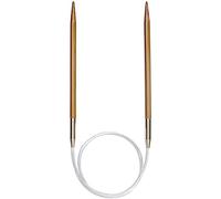 Now Foods Aiguilles à tricoter circulaires en bambou Beige 140 cm x 8 mm KA06189