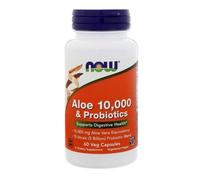 Aloés 10,000 & Probiotiques 60 Végétarien Capsules Par Now Foods