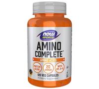 Now Foods Complexe complet d'acides aminés Amino Complete 20 acides aminés 120 gélules végétales