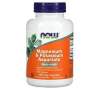 Now Foods Aspartate De Magnésium Et De Potassium, 120 Capsules Végétariennes