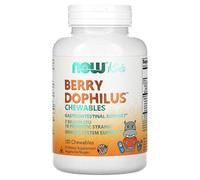 Now Foods Berry Dophilus, Pour Les Enfants, 2 Milliards Doeufc, 120 Comprimés À Croquer