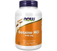 Now Foods, bétaïne HCl, 648 mg, 120 légumes. Capsules - Livraison éclair