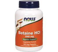 NOW Foods Bétaïne Hcl 648mg Pepsine 120 Casquette Chlorhydrate De Hci Enzyme