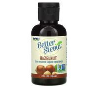 Now Foods Better Stevia, Édulcorant Liquide Sans Calorie, Noisette, 59 Ml