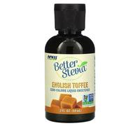 Now Foods Better Stevia, Édulcorant Liquide Zéro Calorie, Goût Toffee, 59 Ml