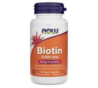 Now Foods Biotine 5000 mcg - 60 Veg Capsules