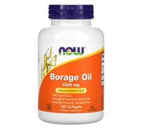Now Foods Borage Oil (huile de bourrache) 1000 mg 120 gélules molles