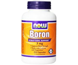 NOW Foods Boron, 3mg - 250 caps