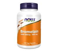 Now Foods Broméline 500 mg,2400 GDU/g - 120 Capsules