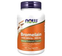 Now Foods Broméline 500 mg,2400 GDU/g - 120 Capsules