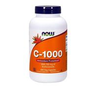 NOW FOODS C-1000 AVEC 100 MG DE BIOFLAVONOÏDES 250 GÉLULES